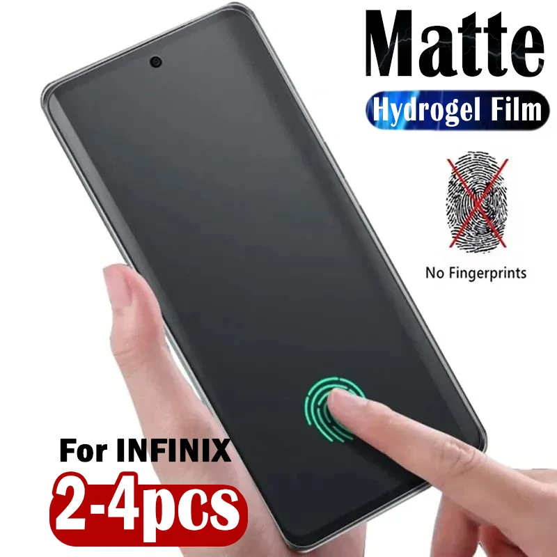Golf Zero - 2-4 個マットヒドロゲルソフトフィルム Infinix Note 40 Pro