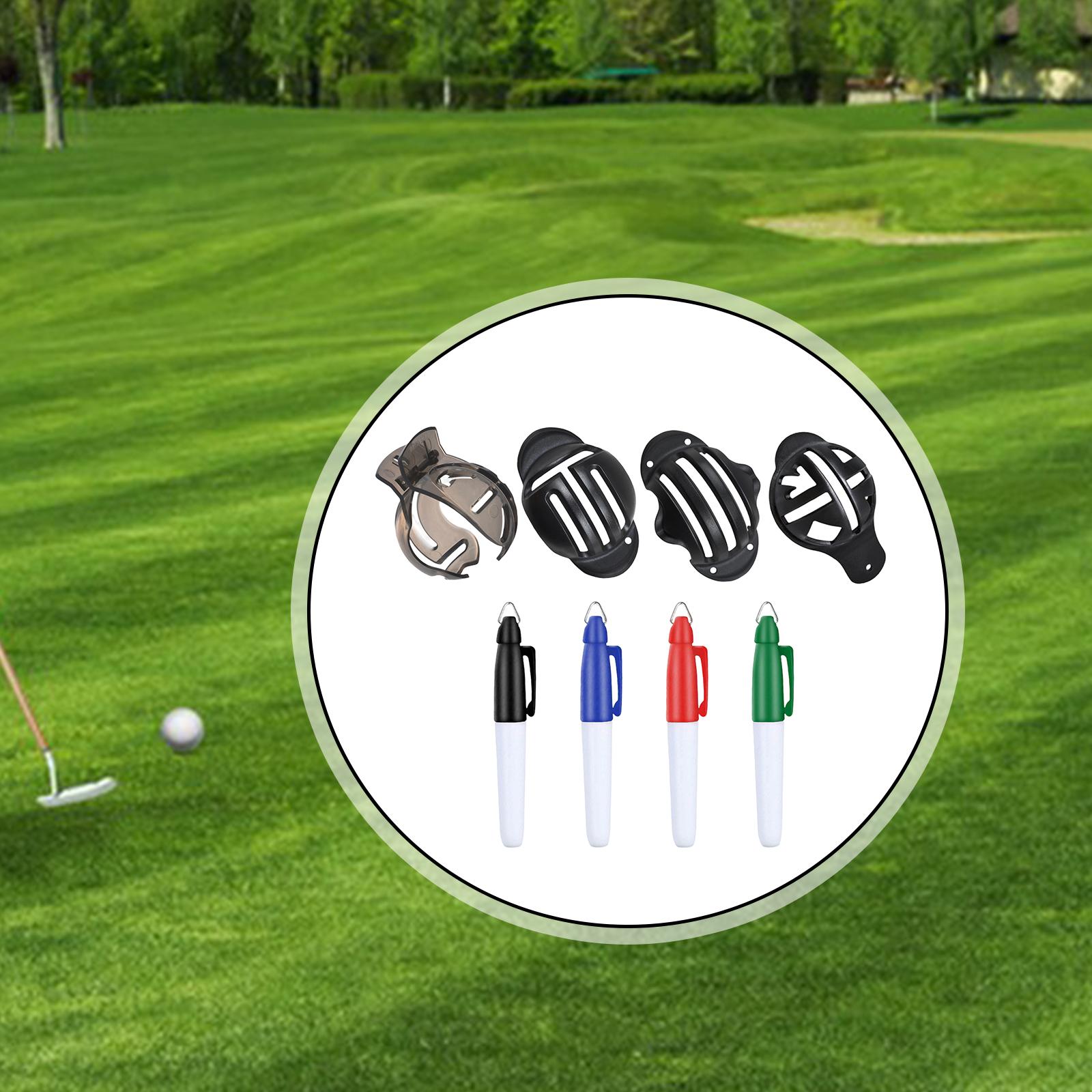 ゴルフボールマーキングステンシルキット ポータブル3ラインマ - Ball Marker Set のレビューと価格