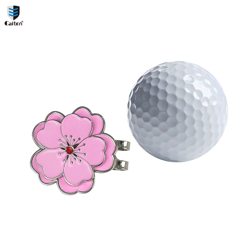 Caiton ローズ ゴルフハットクリップ 磁気ボールマーカ - Ball Marker Set のレビューと価格