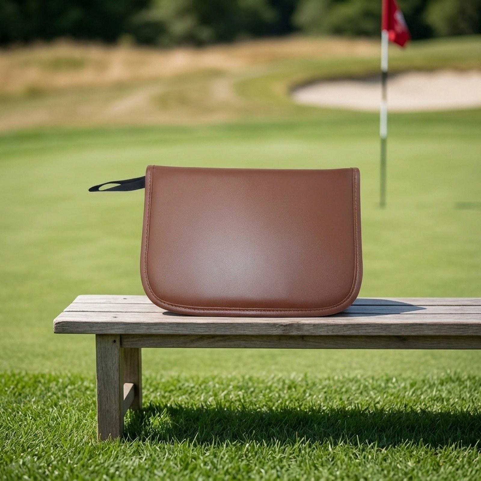ゴルフボールバッグポーチ収納ケース多目的大人用具PUレザーゴ - Golf Equipment Gifts のレビューと価格