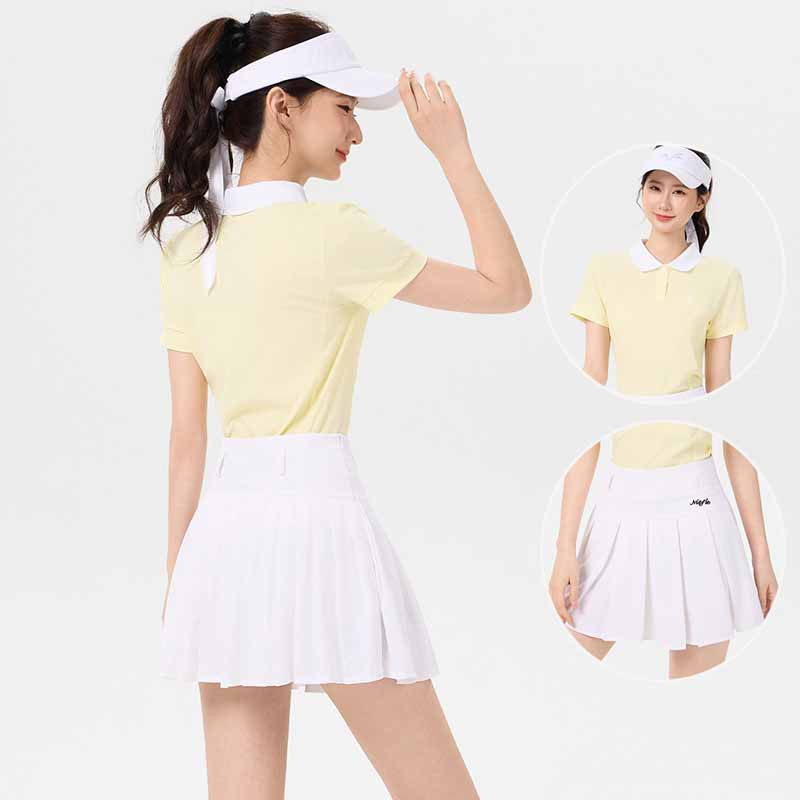 ニーフル ゴルフ レディース ポロシャツ 夏用 通気性 半袖 - Golf Equipment For Women のレビューと価格