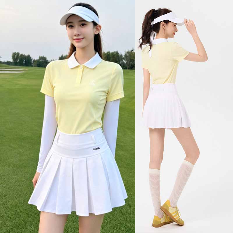 ニーフル ゴルフ レディース ポロシャツ 夏用 通気性 半袖 - Golf Equipment For Women のレビューと価格