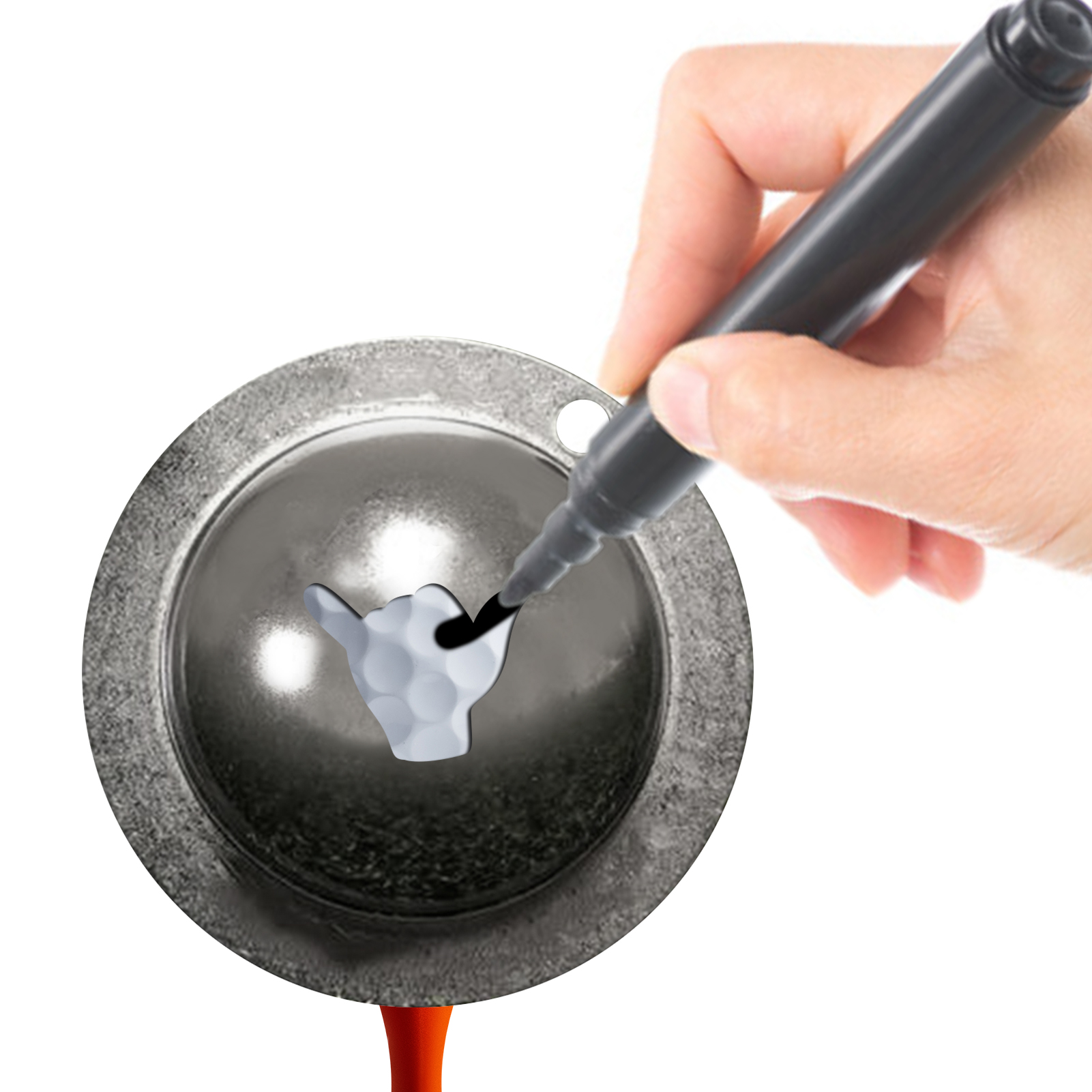 ポータブルで耐久性のあるゴルフボール,1ピース,スチールソー - Ball Marker Set のレビューと価格